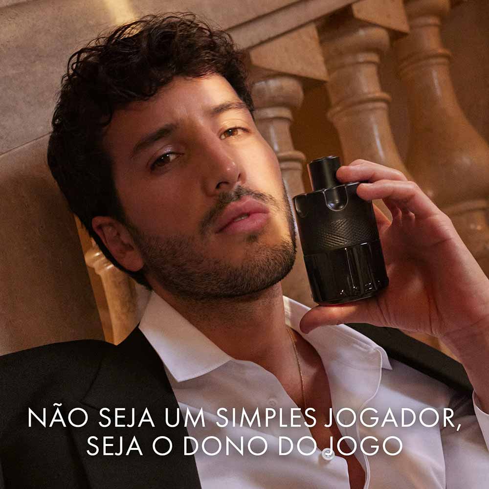 Kit Coffret Azzaro Perfume The Most Wanted Eau de Parfum Intense 100ml + Hair And Gel 75ml + Travel Size 10ml