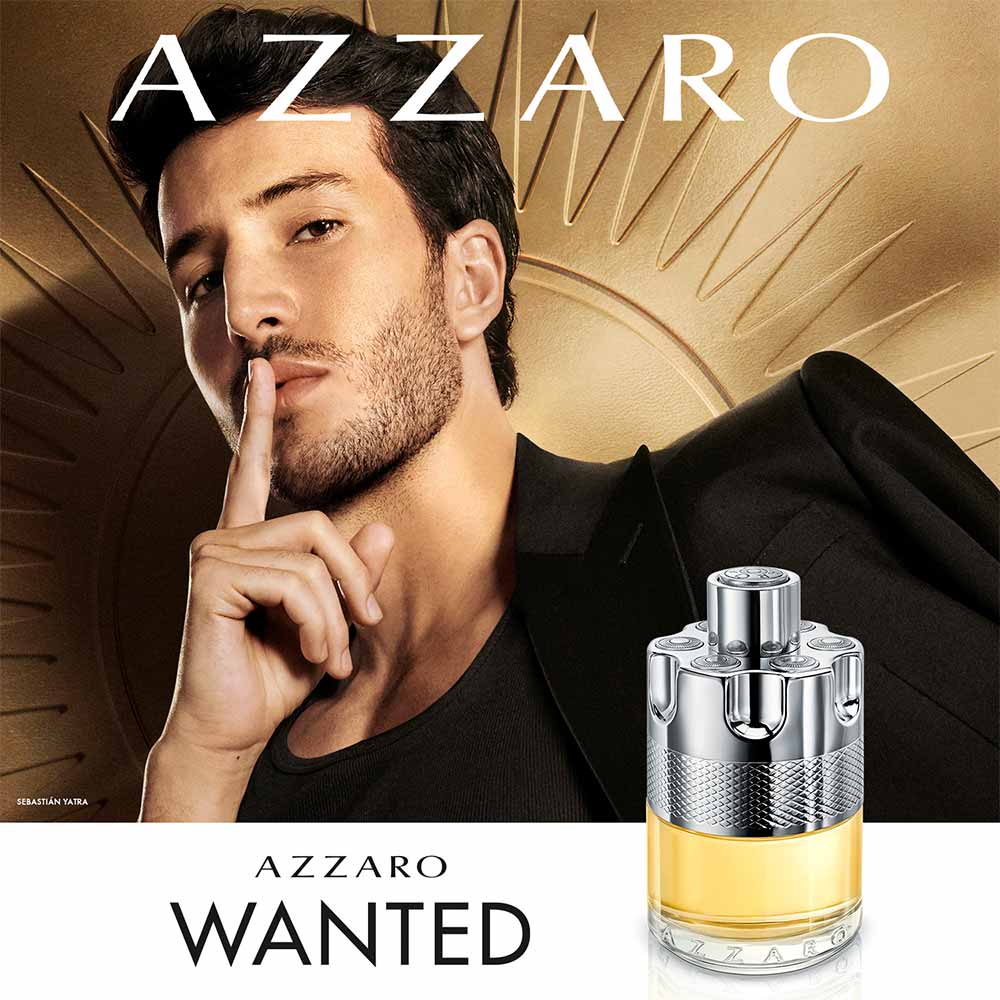 Kit Coffret Azzaro Perfume Wanted Eau de Parfum 100ml + Hair And Gel 75ml + Travel Size 10ml