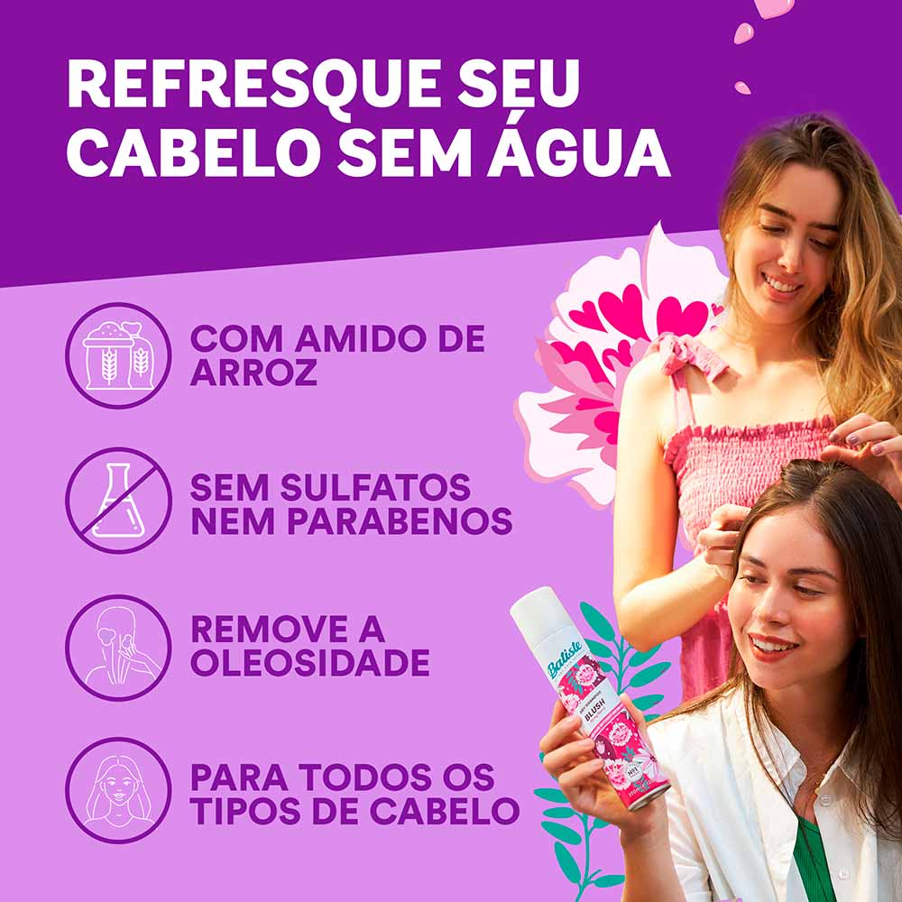Shampoo à Seco Batiste Blush 200ml
