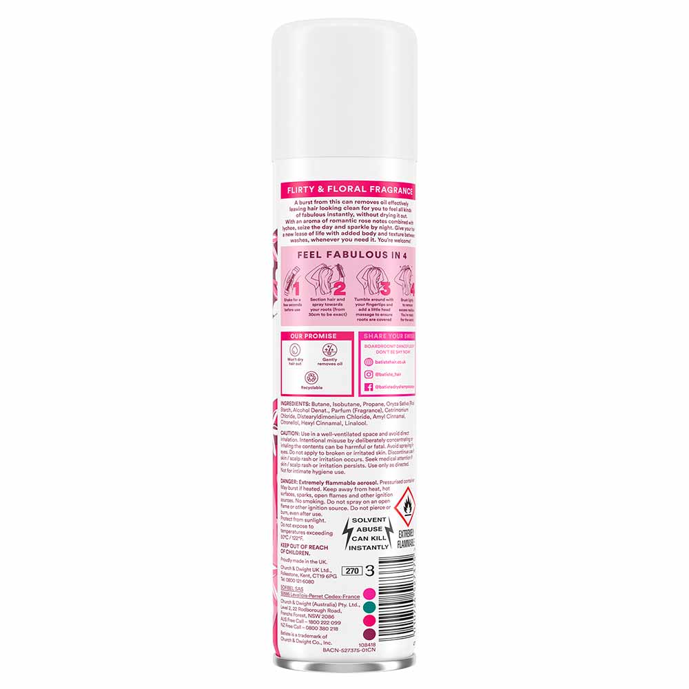 Shampoo à Seco Batiste Blush 200ml