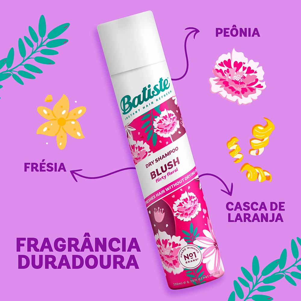 Shampoo à Seco Batiste Blush 200ml