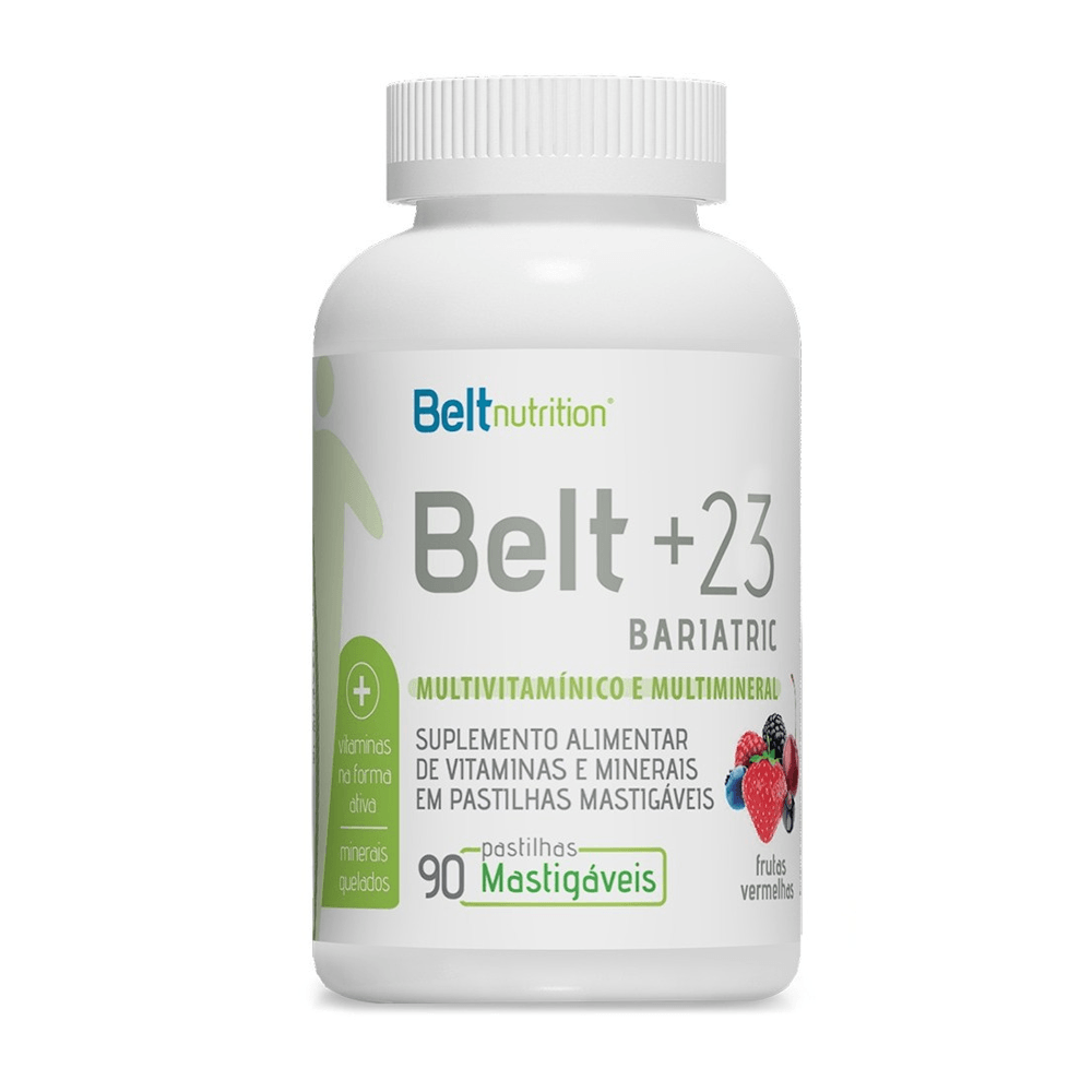 Suplemento Alimentar Mastigável Belt+23 Bariatric Plus Frutas Vermelhas