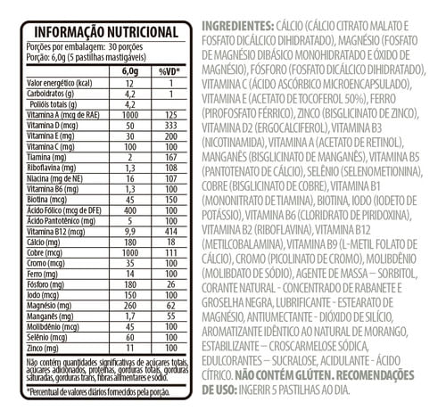 Suplemento Alimentar Mastigável Belt+23 Bariatric Plus Frutas Vermelhas