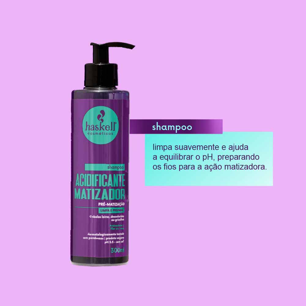 Shampoo Acidificante Matizador Haskell 300ml