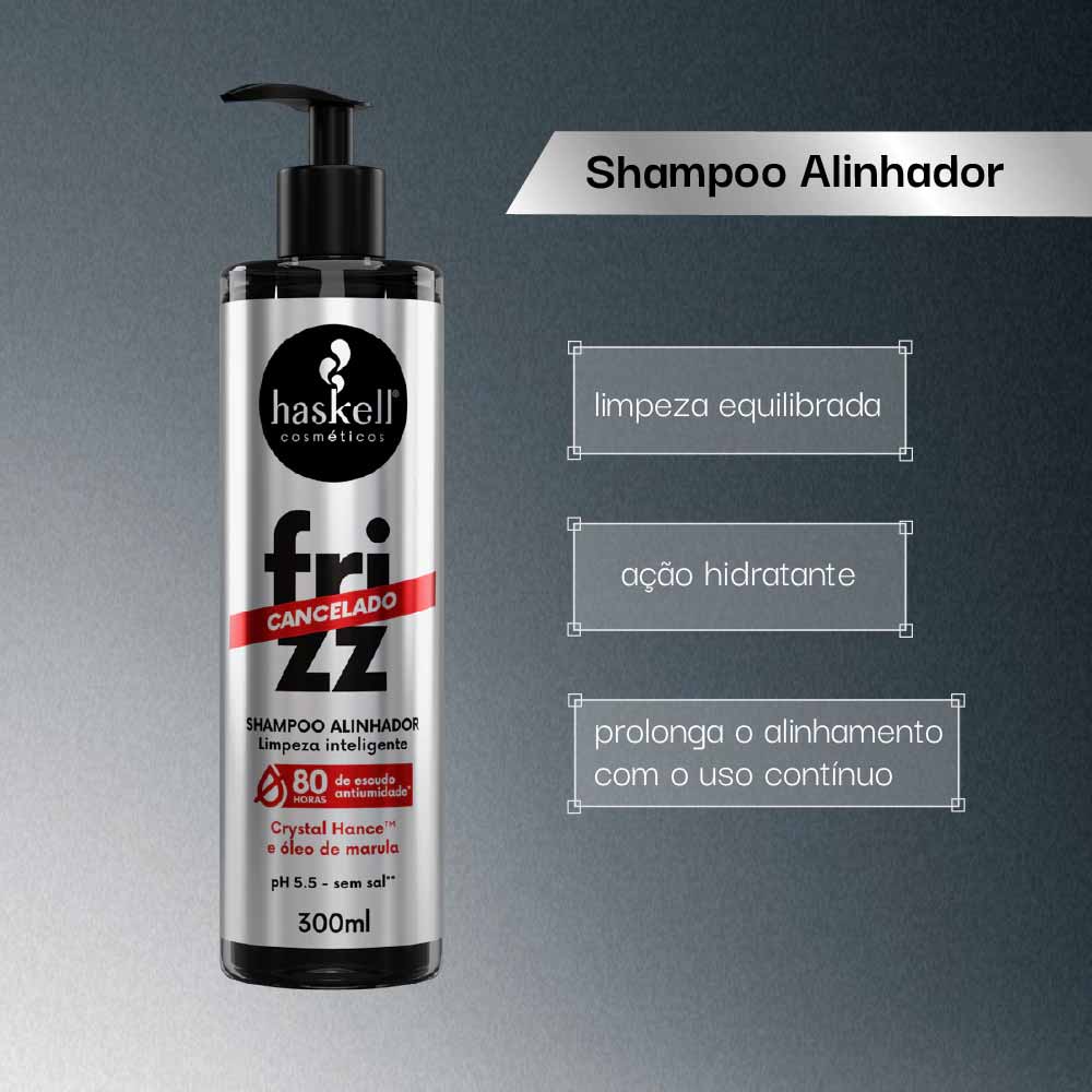 Shampoo Frizz Cancelado Haskell 300ml