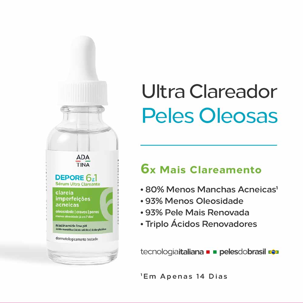 Sérum Ultra Clareante Depore 6 in 1 Ada Tina 30ml