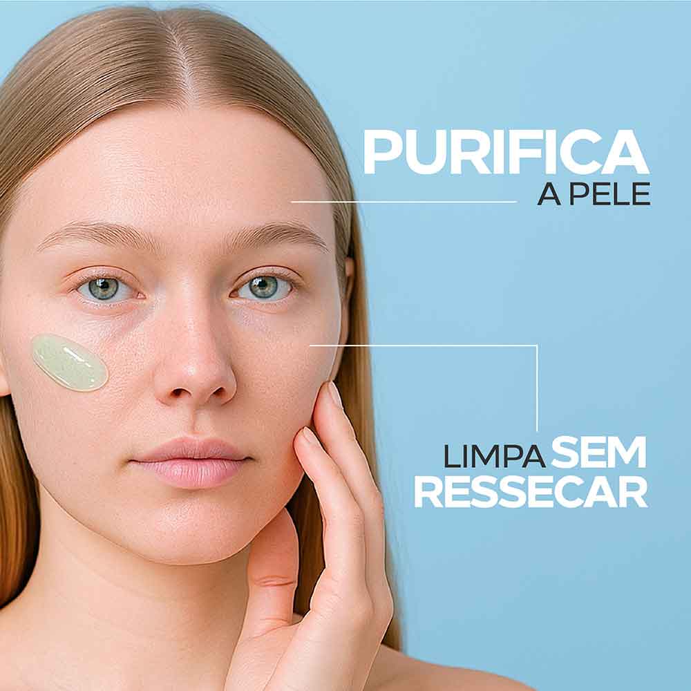 Gel de Limpeza Facial Suave Depore Ultra Biotic Cleanser Ada Tina 250ml