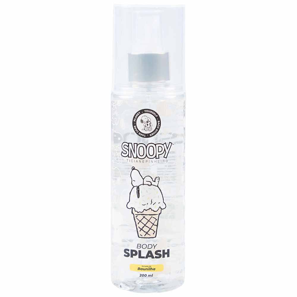 Body Splash Snoopy Baunilha Cia Beauty 200ml