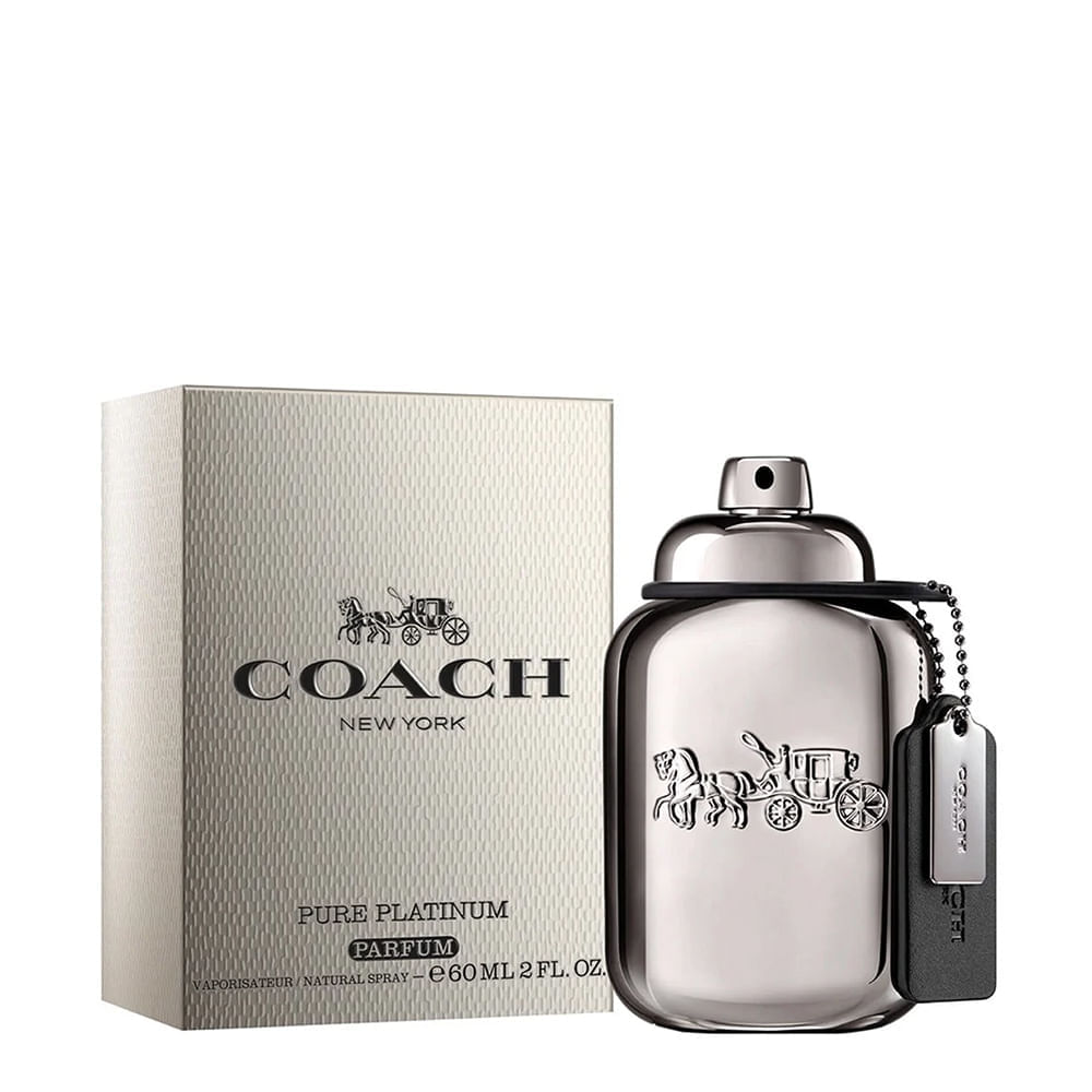 Perfume Masculino for Men Pure Platinum Coach Parfum 60ml