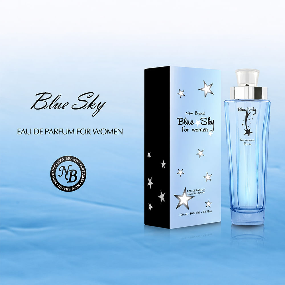 Perfume Feminino Blue Sky For Women New Brand Eau de Parfum 100ml