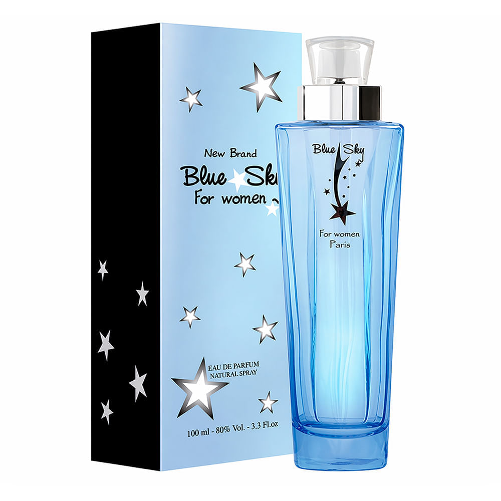 Perfume Feminino Blue Sky For Women New Brand Eau de Parfum 100ml