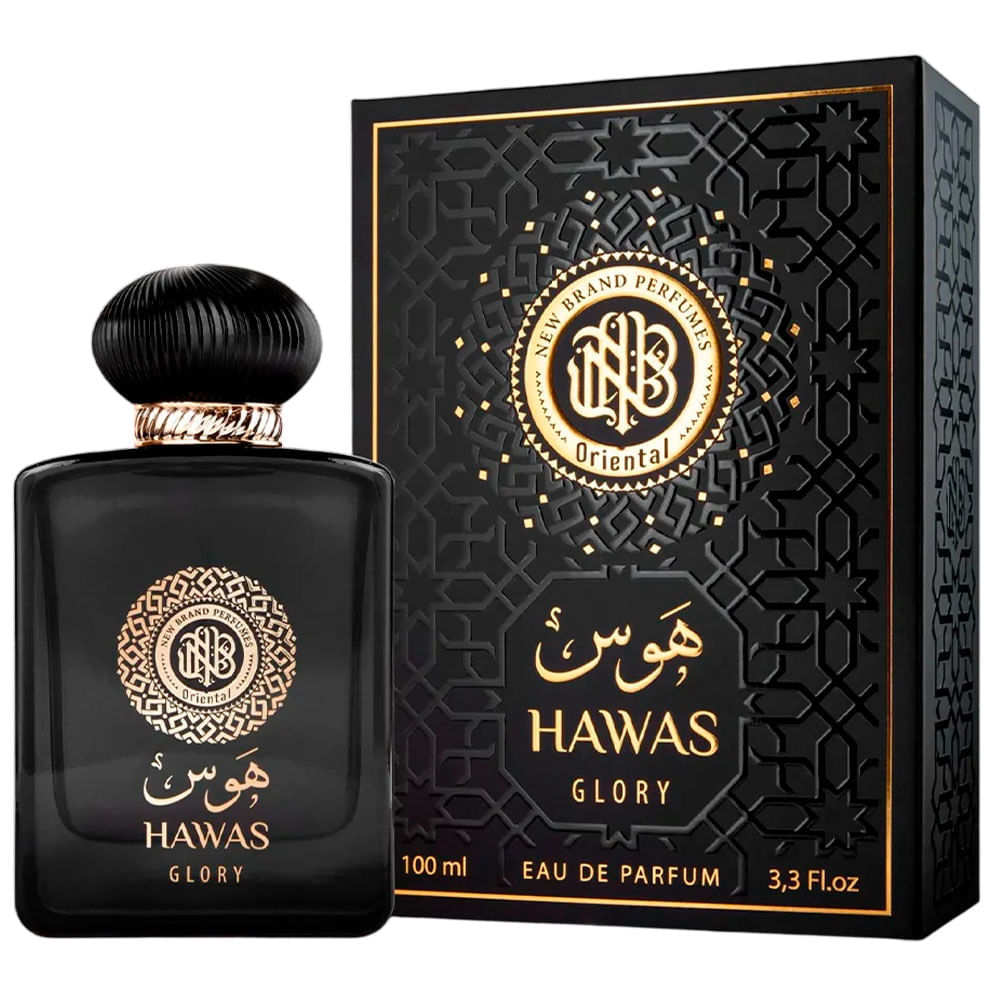 Perfume Árabe Unissex Eau de Parfum Hawas Glory New Brand 100ml