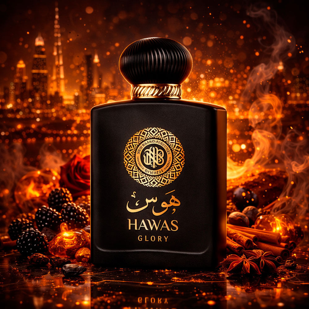 Perfume Árabe Unissex Eau de Parfum Hawas Glory New Brand 100ml
