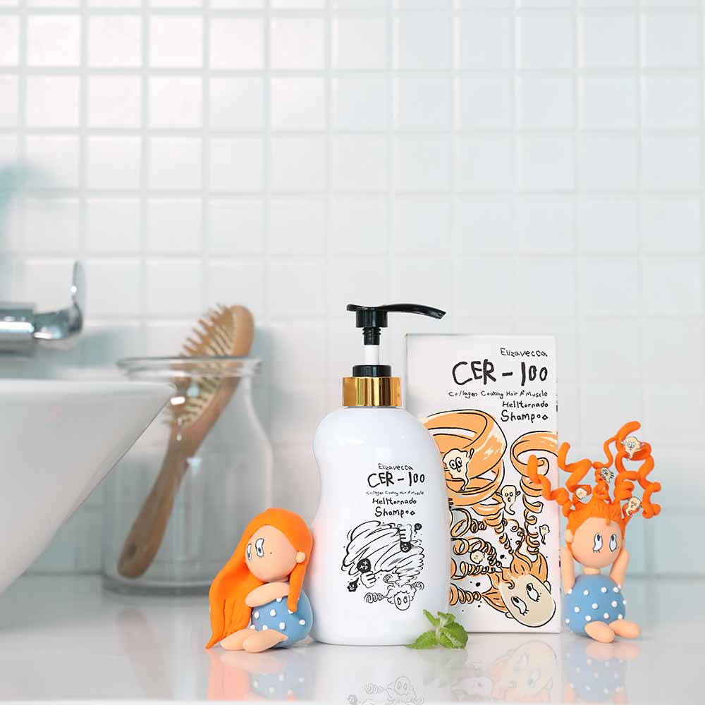 Shampoo CER-100 Collagen Coating Hair A+ Muscle Elizavecca 500ml