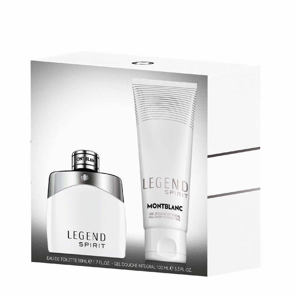 Kit Montblanc Perfume Masculino Legend Spirit Eau de Toilette 50ml + Gel de Banho 100ml