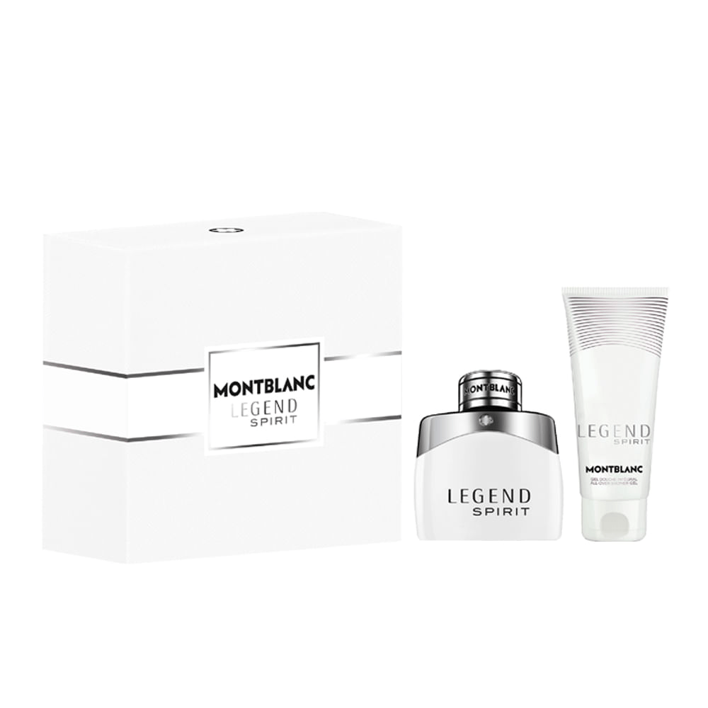 Kit Montblanc Perfume Masculino Legend Spirit Eau de Toilette 50ml + Gel de Banho 100ml