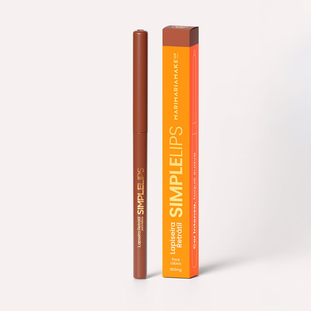 Lapiseira Retrátil Para Lábios Simple Lips Mari Maria Cor Cocoa Kiss
