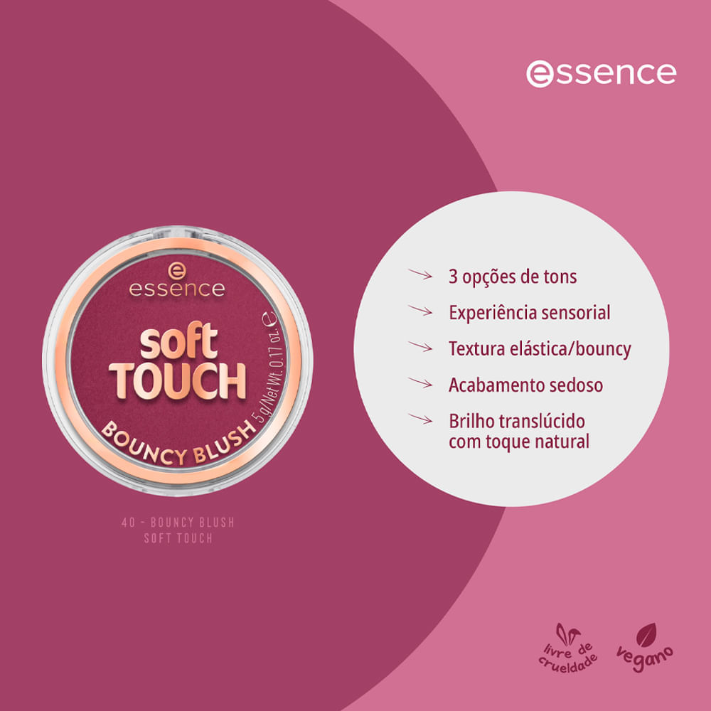 Blush Bouncy 40 Essence 5g Tom Roses In Berry