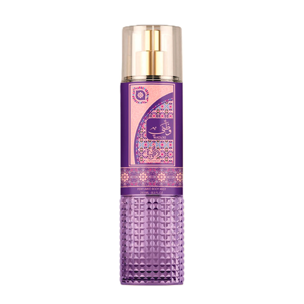 Body Mist Árabe Feminino Watani Al Wataniah 250ml