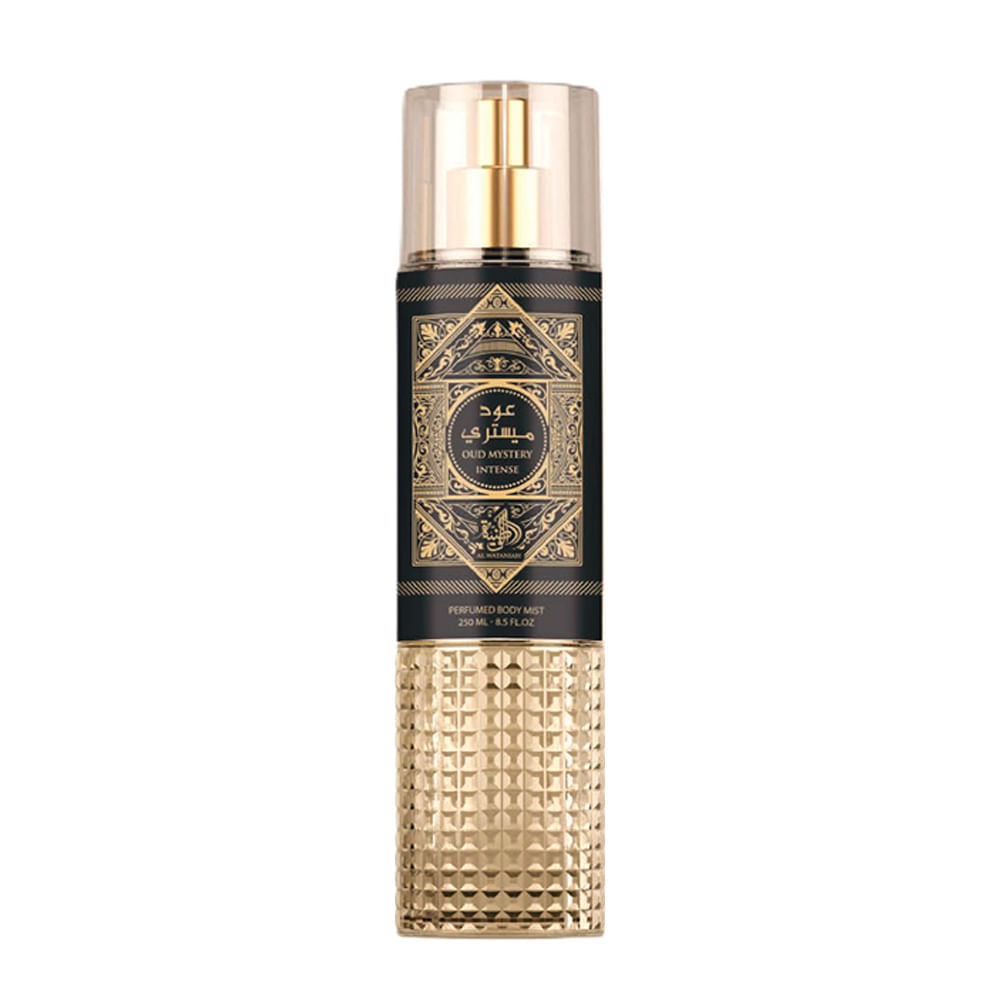 Body Mist Árabe Masculino Oud Mystery Intense Al Wataniah 250ml