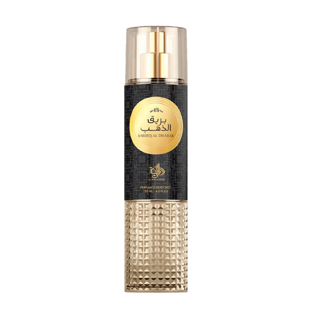 Body Mist Árabe Masculino Bareeq Al Dahab Al Wataniah 250ml