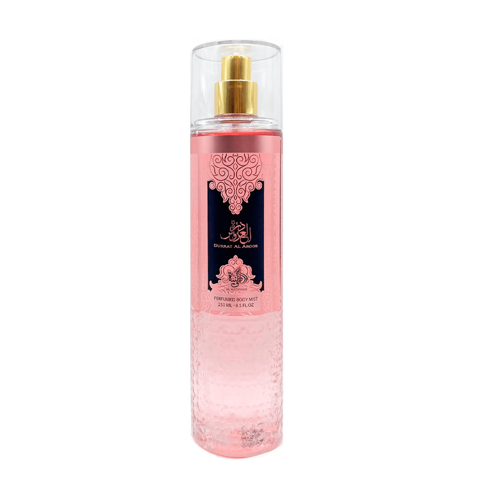 Body Mist Árabe Feminino Durrat Al Aroos Al Wataniah 250ml