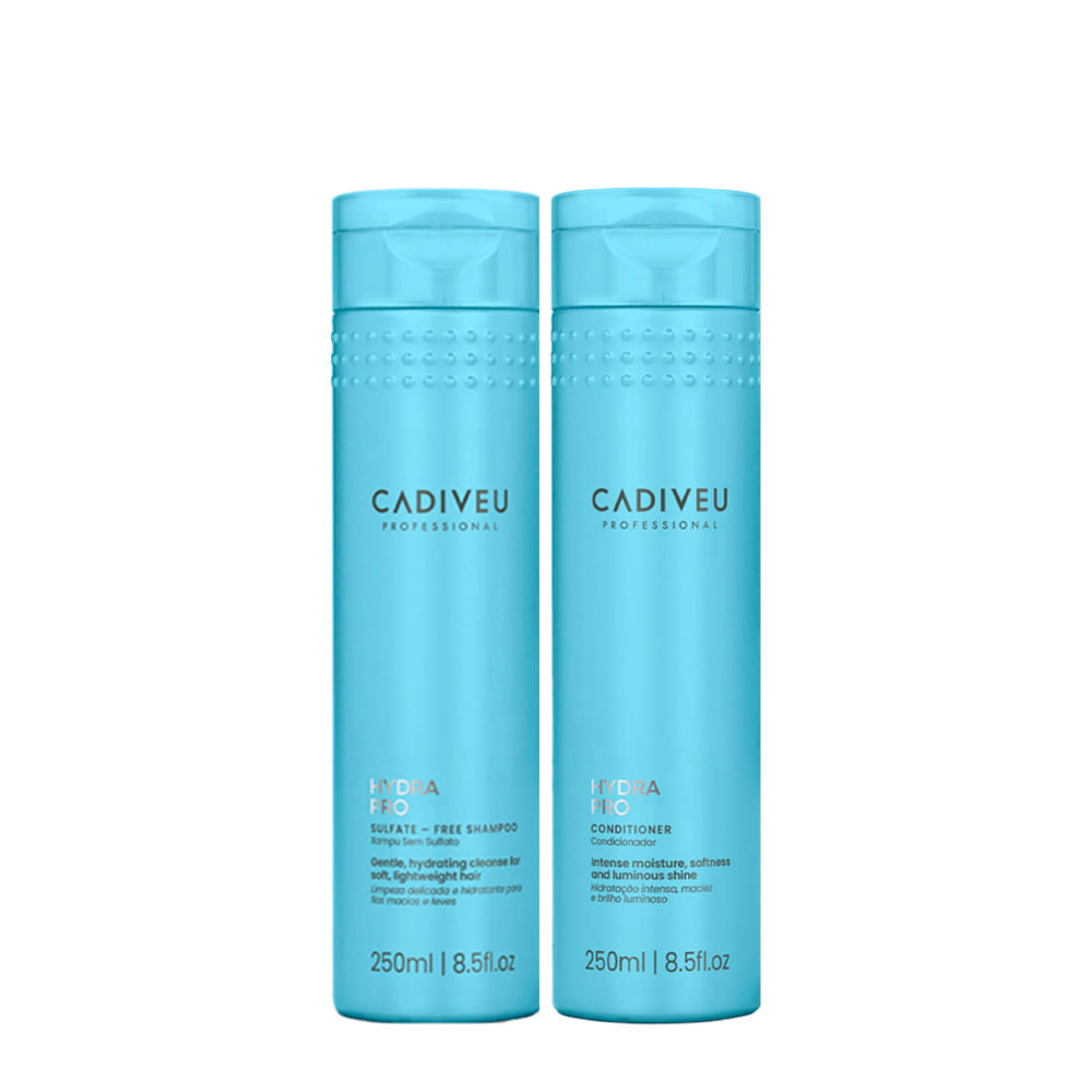 Kit Hydra Pro Cadiveu Professional Shampoo 250ml + Condicionador 250ml