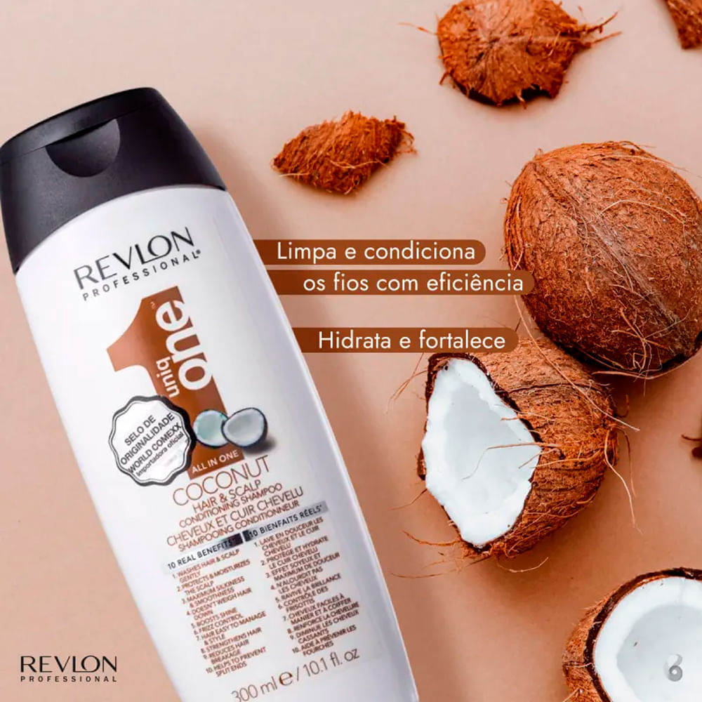 Shampoo Revlon Uniq One All In One Coconut 2 em 1 300ml