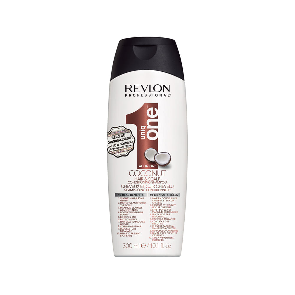 Shampoo Revlon Uniq One All In One Coconut 2 em 1 300ml