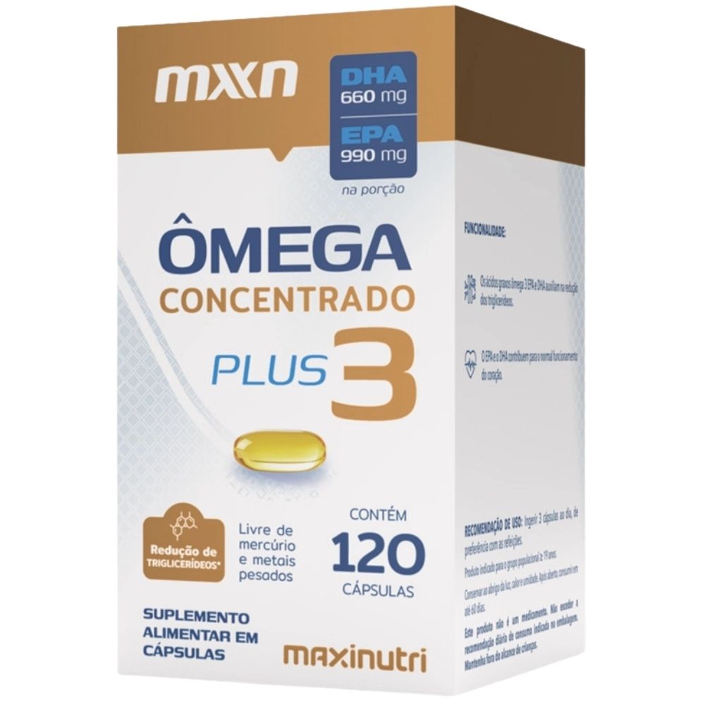 Ômega 3 Maxinutri 120 Cápsulas