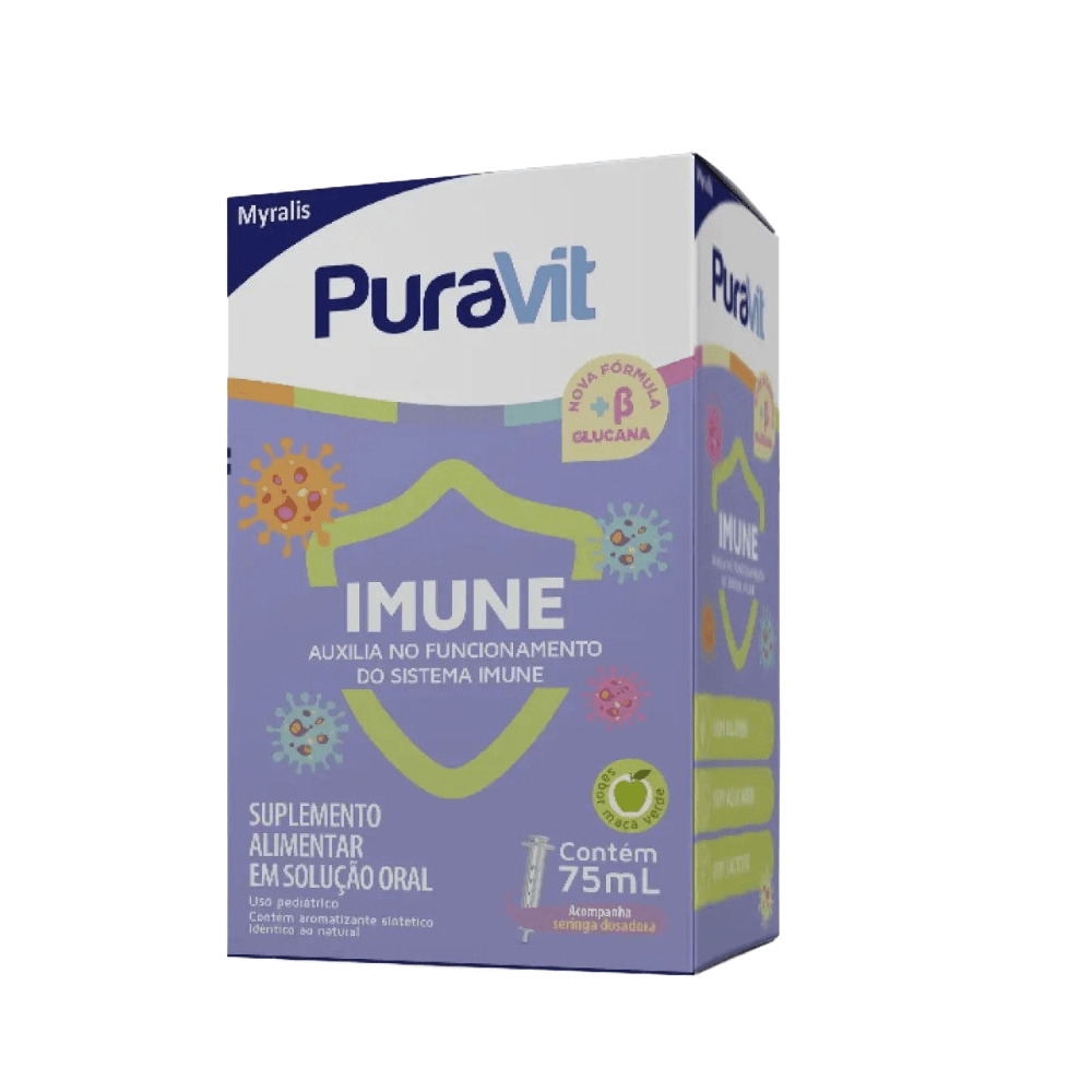 Suplemento Alimentar Em Solução Oral Imune Puravit 75ml