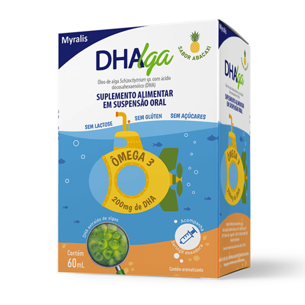 Suplemento Alimentar Em Suspensão Oral Ômega 3 Dhalga 60ml