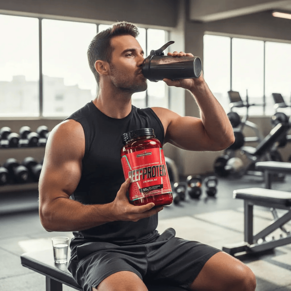 Suplemento Proteíco Beef Protein Integralmedica 900g Sabor Frutas Vermelhas