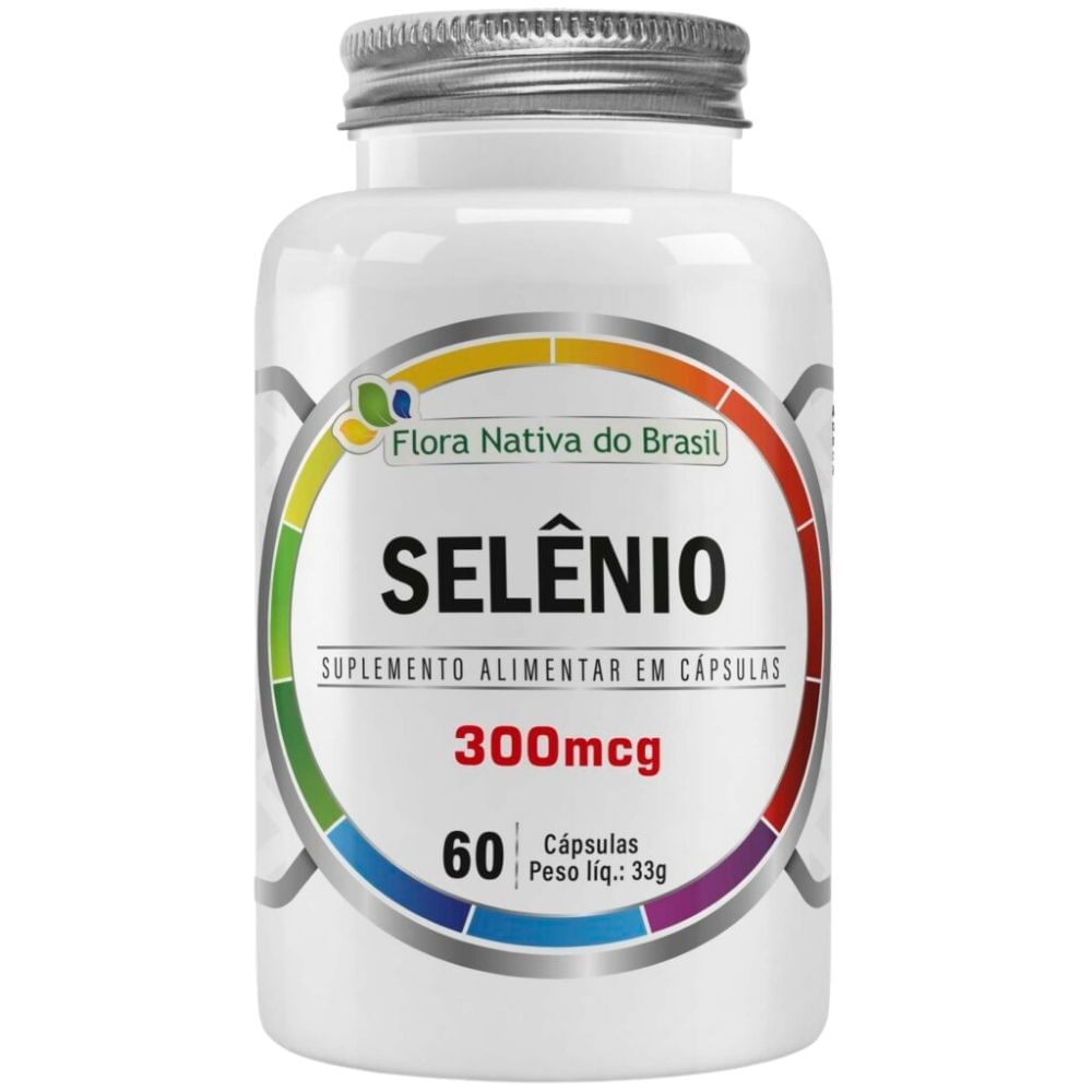 Kit 3 Selênio 500% IDR Flora Nativa 60 Cápsulas