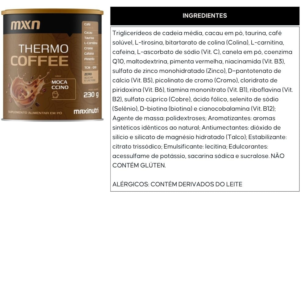 Thermo Coffee Moccacino Maxinutri 230g