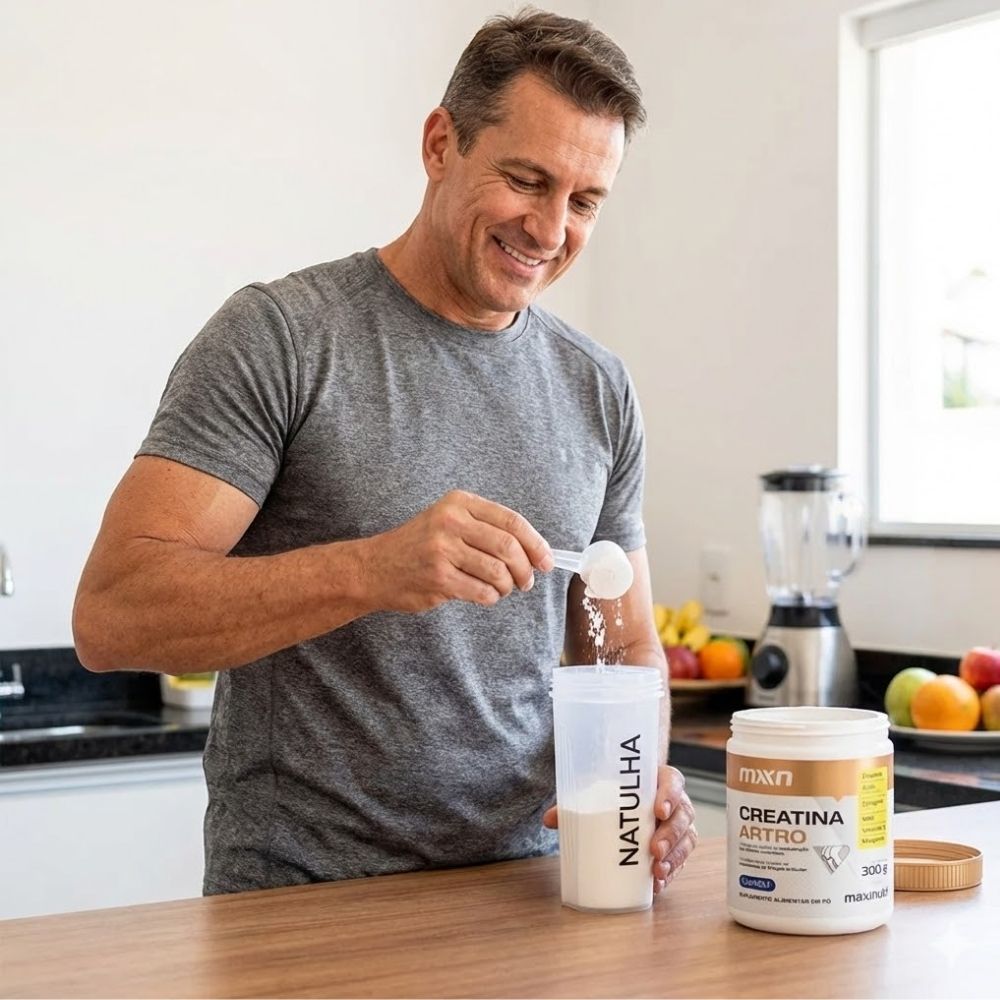 Creatina Artro Colágeno Tipo 2, Ácido Hialurônico, MSM, Vitamina C e Manganês Maxinutri 300g