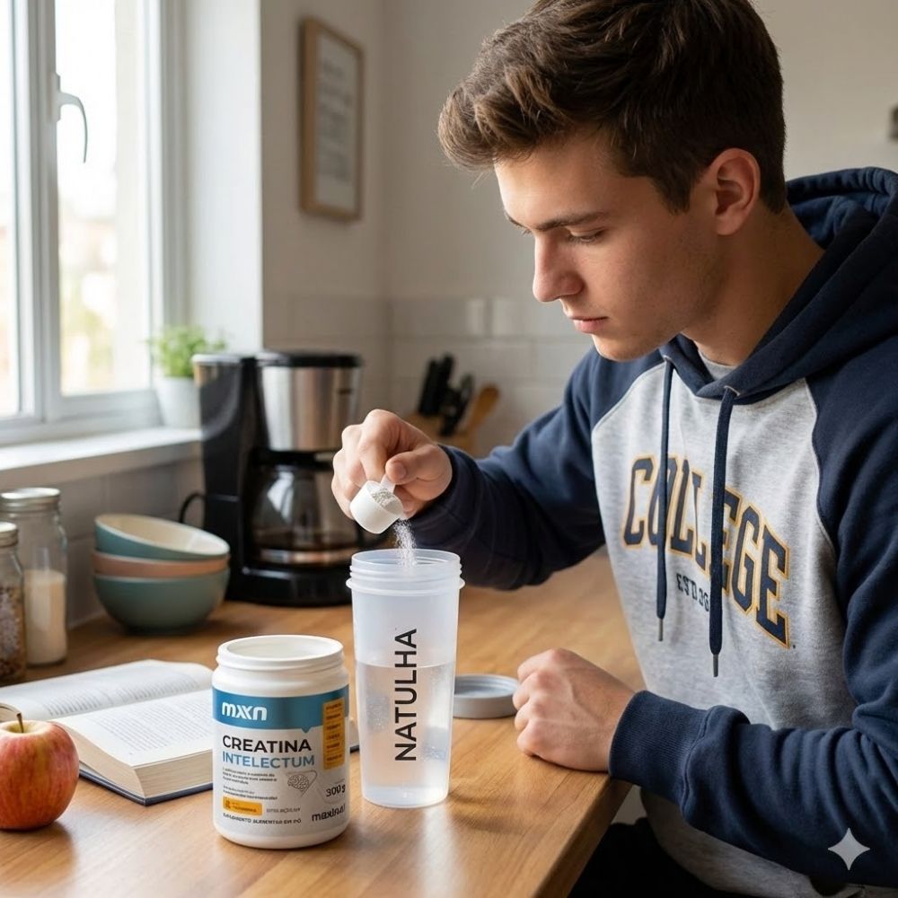 Creatina Intelectum Fósforo, Magnésio, Cafeína, SeLênio e Vitaminas Maxinutri 300g
