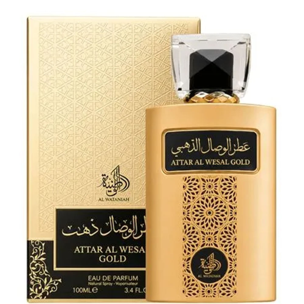 Perfume Árabe Masculino Attar Al Wesal Gold Al Wataniah Eau de Parfum 100ml