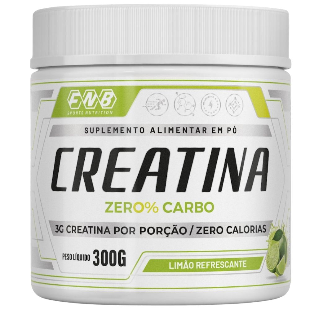 Creatina Zero Carbo FNB Sports Limão 300g
