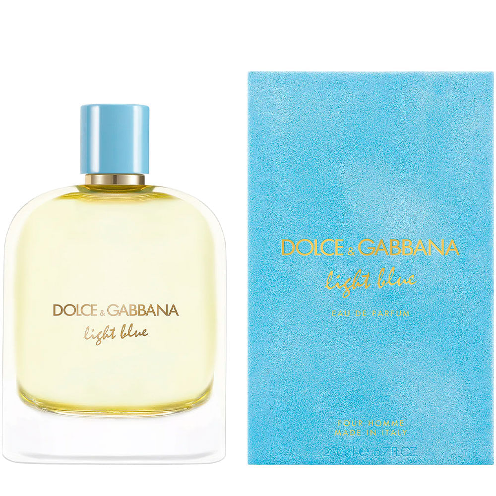Perfume Masculino Light Blue Pour Homm Dolce & Gabbana Eau de Parfum 200ml