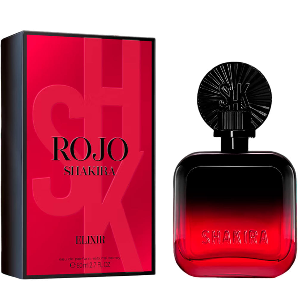 Perfume Feminino Rojo Elixir Shakira Eau de Parfum 80ml