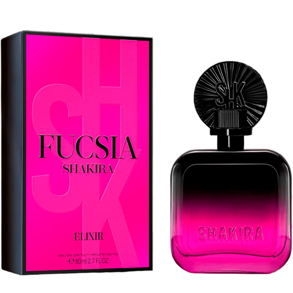 Perfume Feminino Fucsia Elixir Shakira Eau de Parfum 80ml