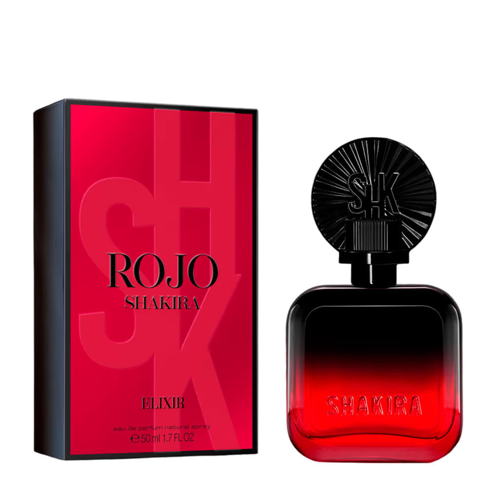 Perfume Feminino Rojo Elixir Shakira Eau de Parfum 50ml