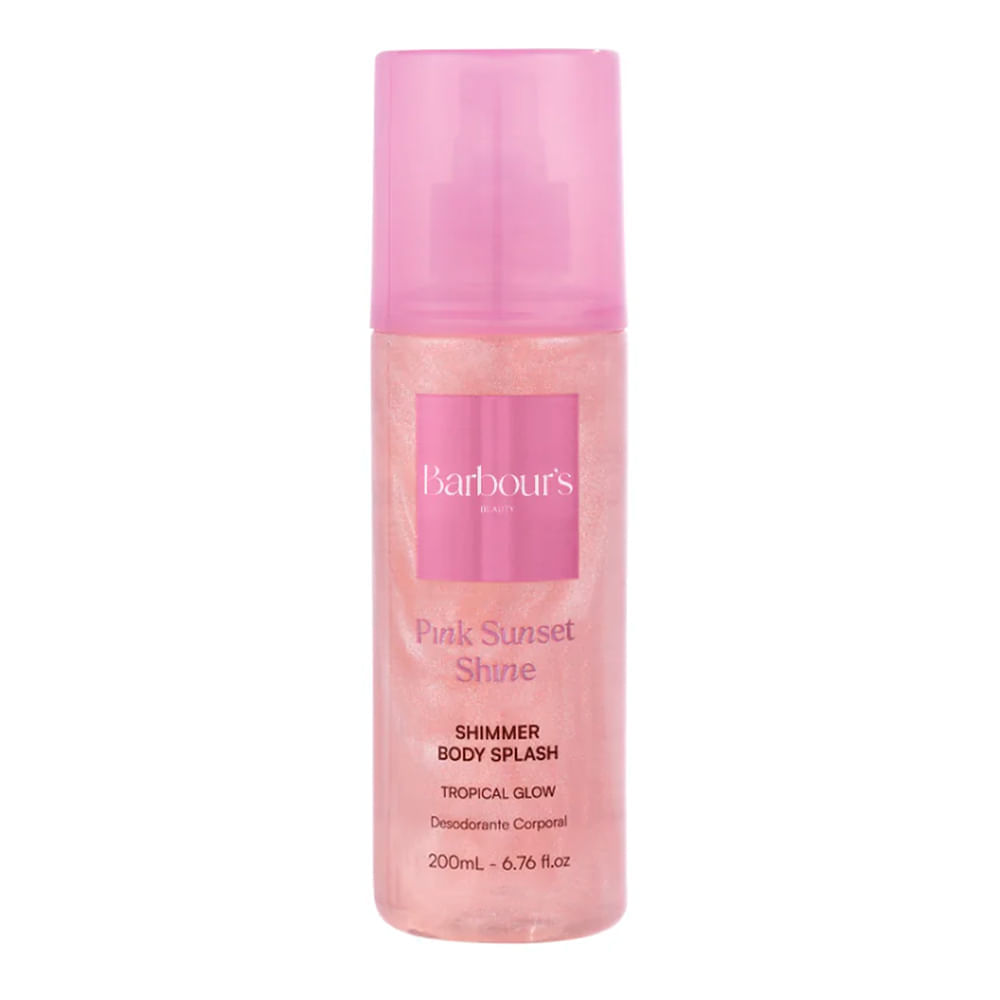 Body Splash Pink Sunset Shine Barbour's Beauty 200ml