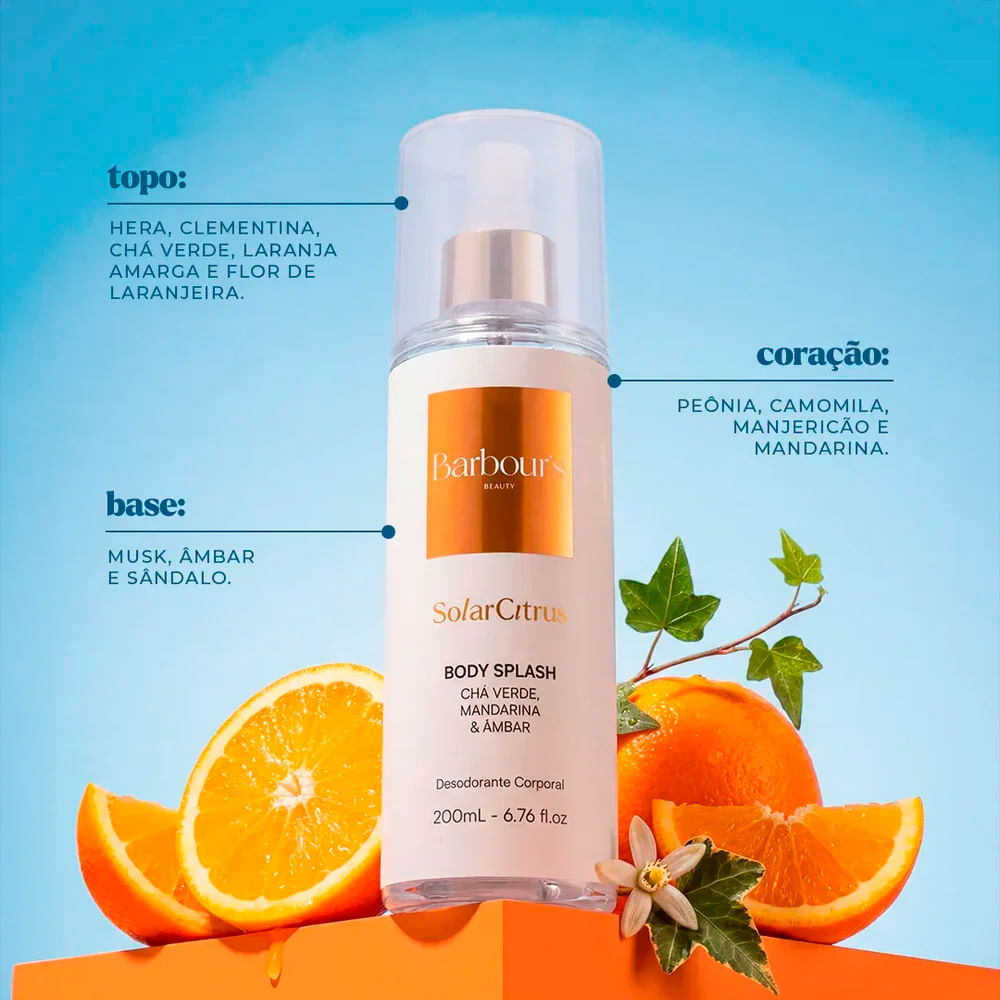 Body Splash Solar Citrus Barbour's Beauty 200ml
