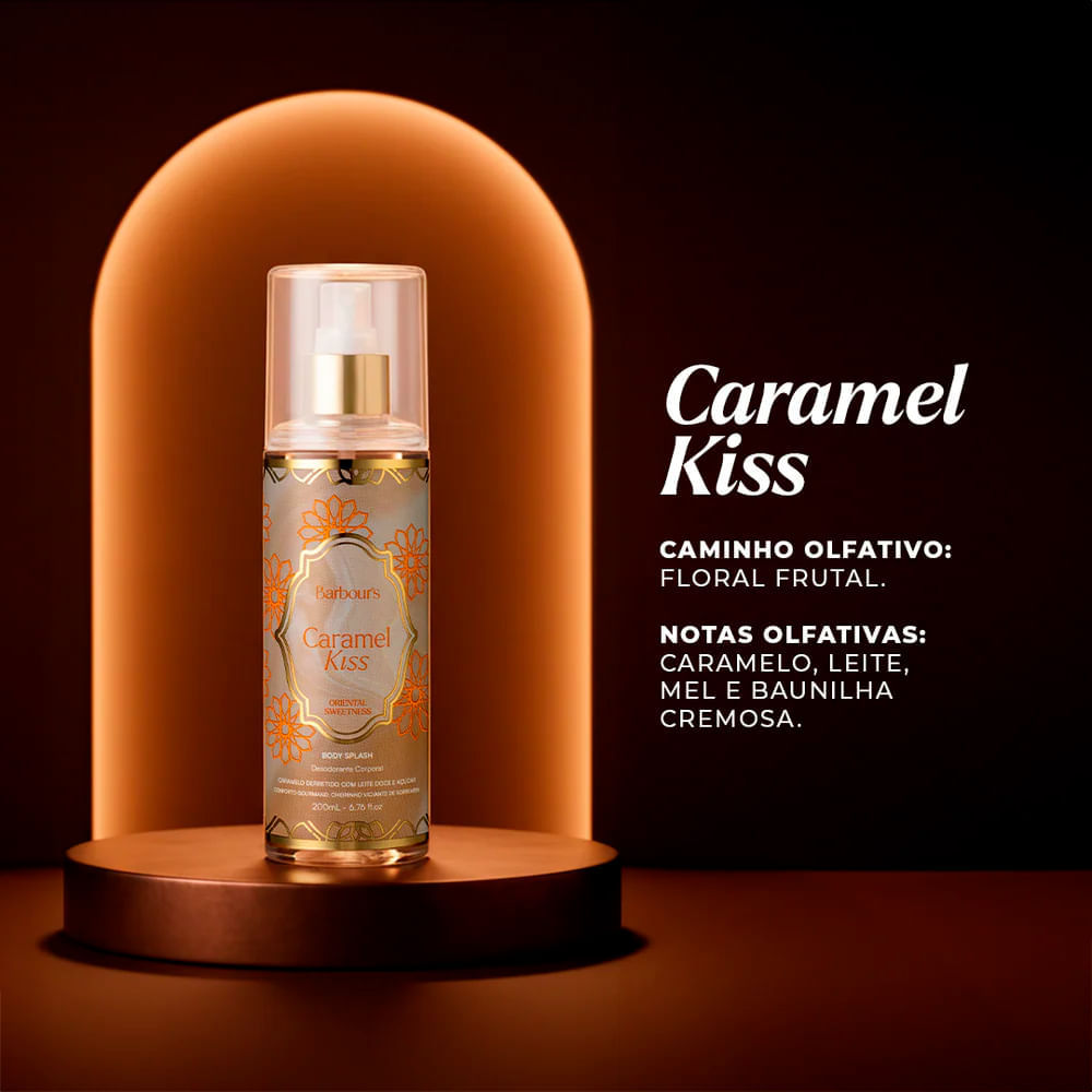 Body Splash Caramel Kiss Barbour's Beauty 200ml