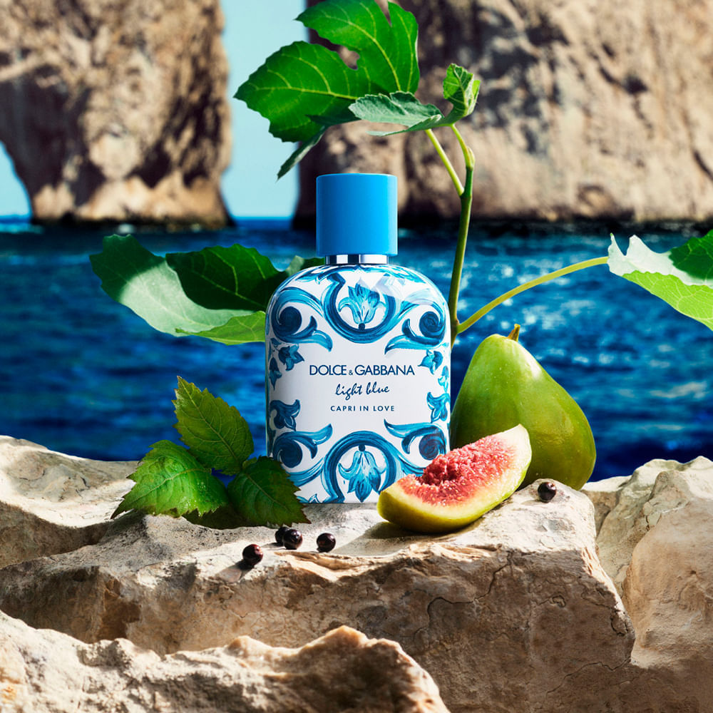Perfume Masculino Light Blue Capri In Love Pour Homme Dolce & Gabbana Eau de Parfum 50ml