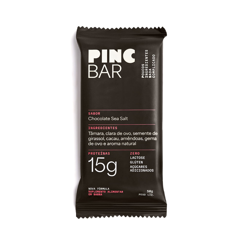 Barra Proteica Pincbar Chocolate Sea Salt 50g