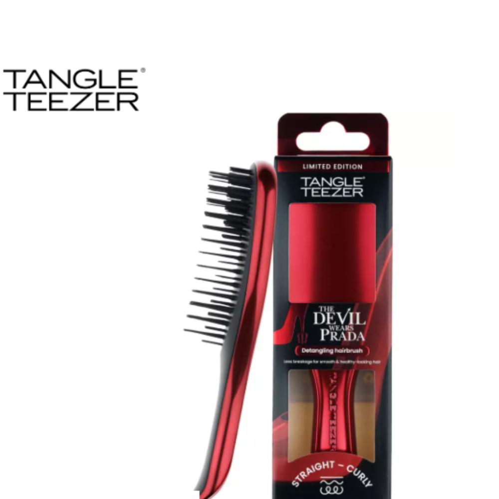Escova de Cabelo The Devil Wears Prada Limited Edition Tangle Teezer Cor Preto e Vermelho