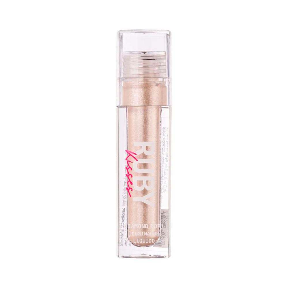 Iluminador Líquido Diamond Pop Ruby Kisses 4ml Cor Silver